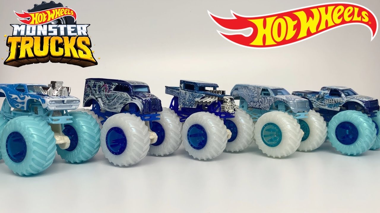 HOT WHEELS MONSTER TRUCKS 2019 BLIZZARD BASHERS!