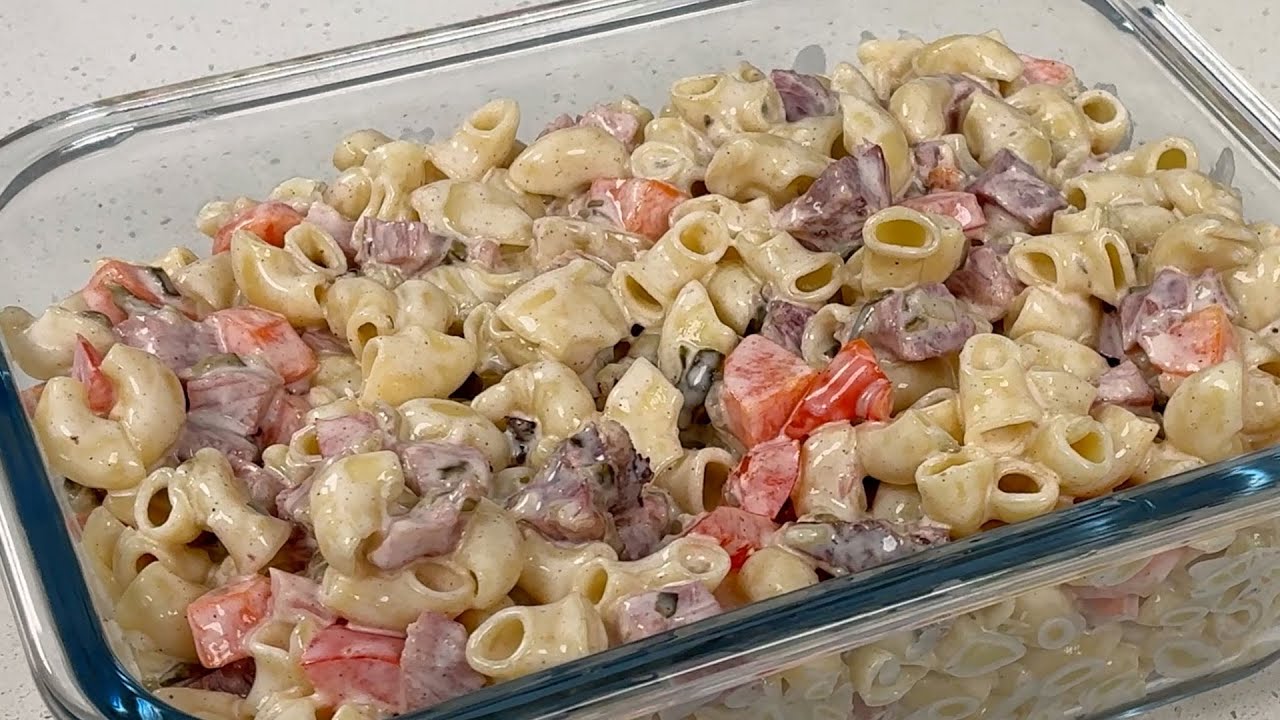 Creamy Ham & Pineapple Pasta Salad