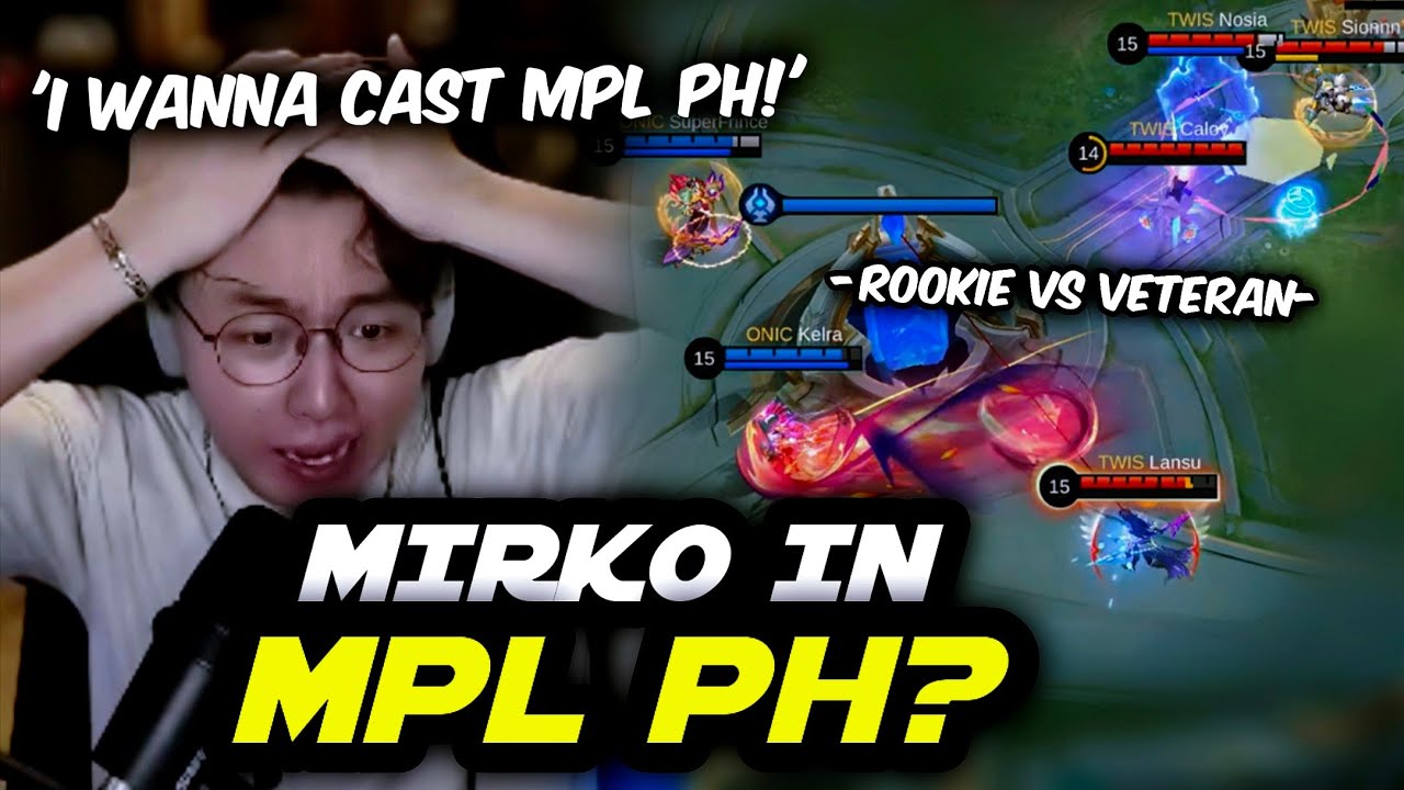 Mirko was So HYPE In PH Games that he Wanted to CAST in MPL PH Live at the Venue!
