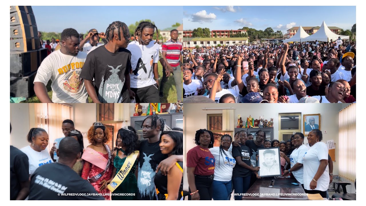 JAY BAHD, SKYFACE SDW AND CITY BOY PERFORMED AT KUMASI WESLEY GIRLS