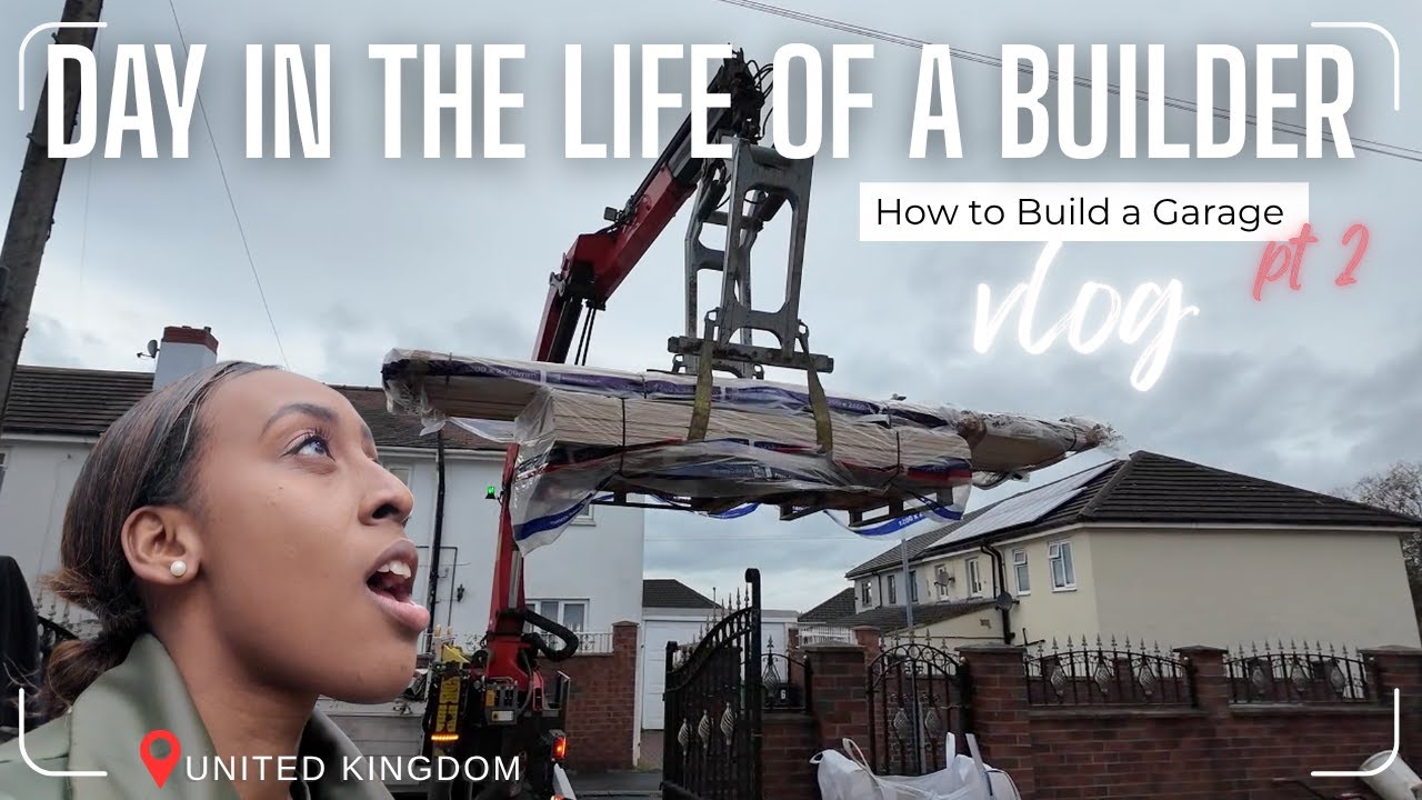 A Day in the Life of a Builder pt2 | Garage Extension Build from Start to Finish