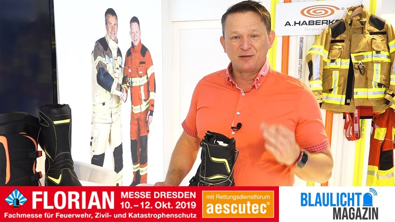 Fußschutz für Feuerwehrleute