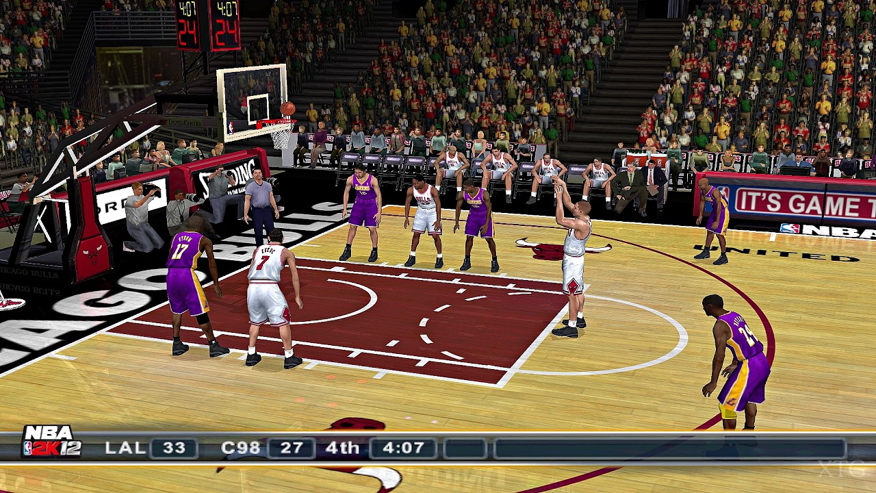 Геймплей NBA 2K12 PS2 HD (PCSX2 v2.0)