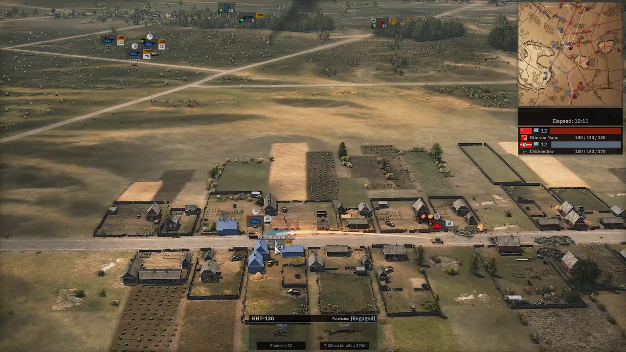 SD 2 - Otto von Matic (Group Vyborg - Flatline) vs Chickendew (116th Panzer - Balanced) Slutsk West