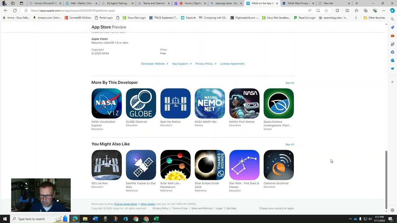 Apple App Store: Finding an app's policy and terms of service