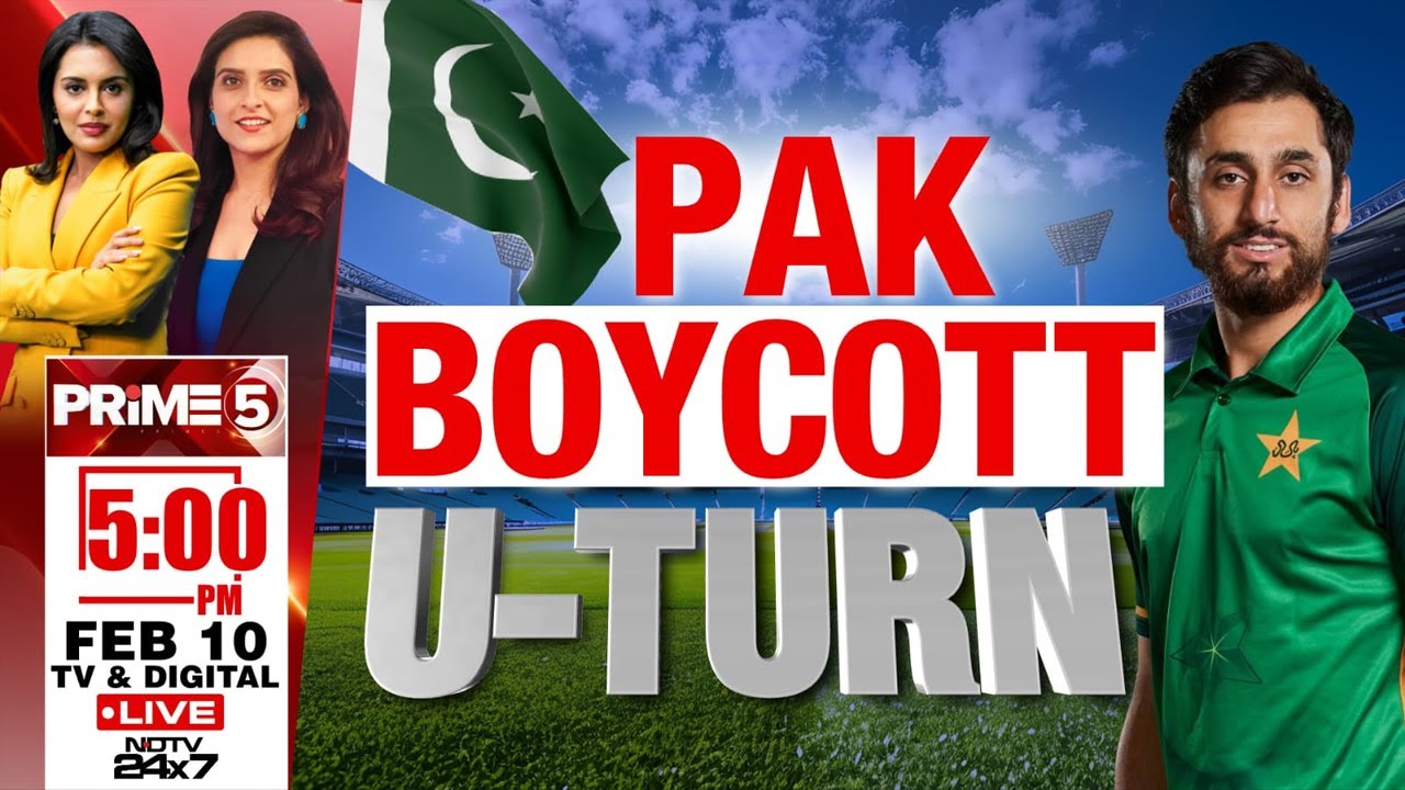 India Pakistan Match News | Pak Boycott U-Turn | Prime 5