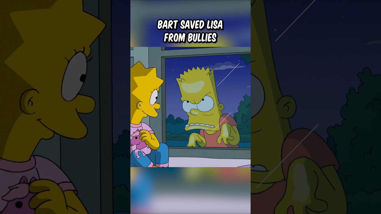 Bart saved Lisa from bullies