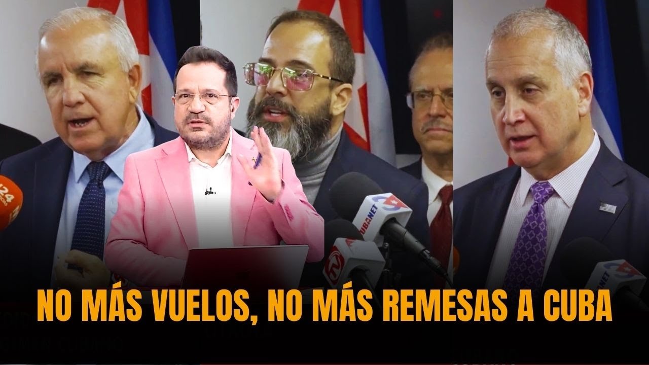 “NO MÁS VUELOS, NO MÁS REMESAS”: Anuncian en MIAMI  pedido de duras medidas contra dictadura cubana