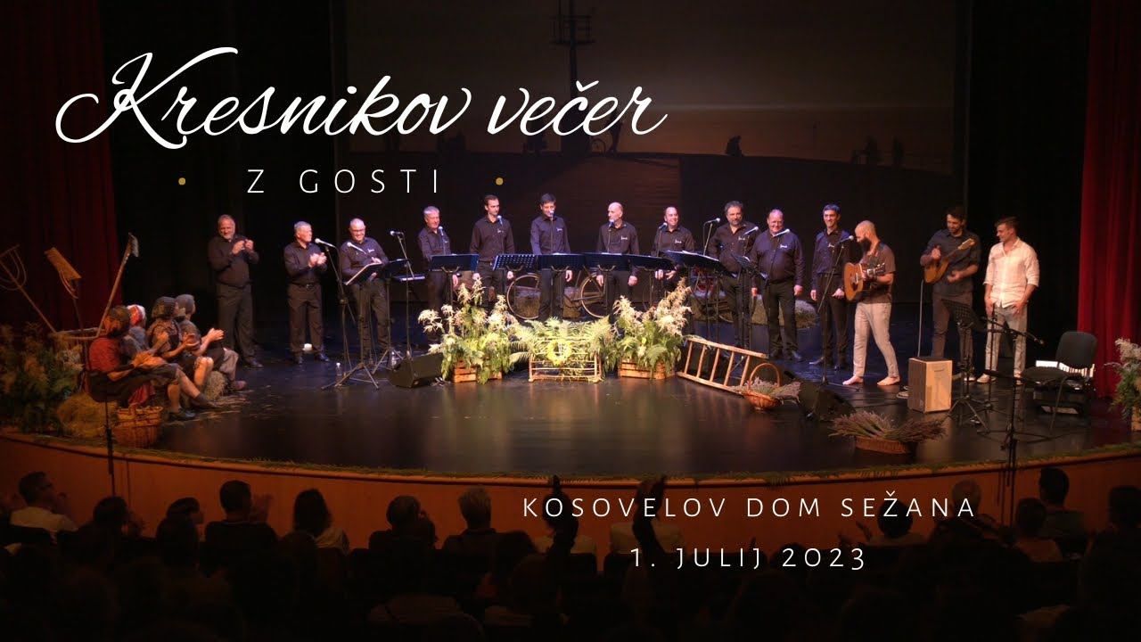 Kresnikov večer z gosti, Kosovelov dom Sežana, julij 2023