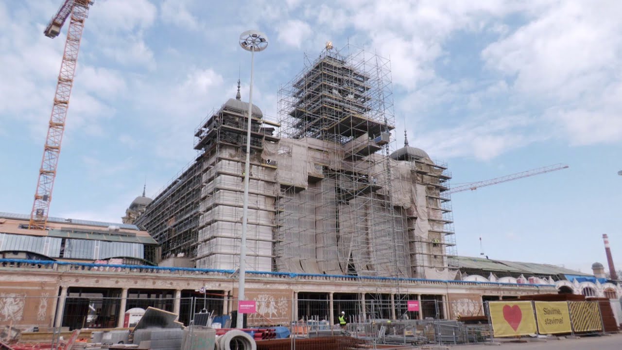 Rekonstrukce za tři miliardy je v závěrečné fázi: Průmyslový palác otevře příští rok