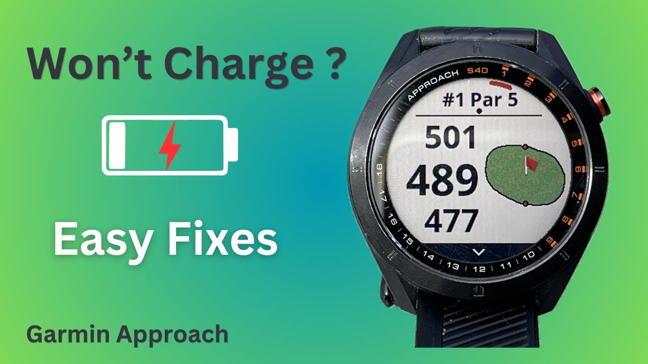 Garmin Approach Golf Watch Not Charging, Try These Easy Fix - Part 1