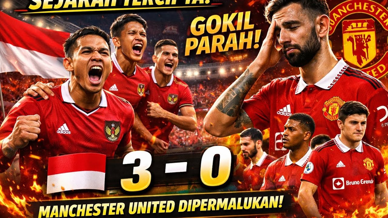 efootball_ SEJARAH TERCIPTA! 🇮🇩 Indonesia Hancurkan Manchester United 3-0 – GOKIL Parah!