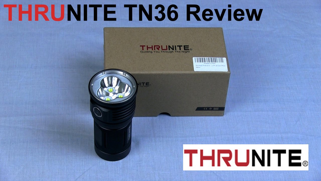 ThruNite TN36 Product Review and Testing, 6500 Lumens! | James Bruton