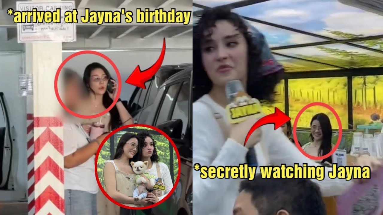 (GinJay) Ginny was spotted arriving very early at Jayna’s birthday party