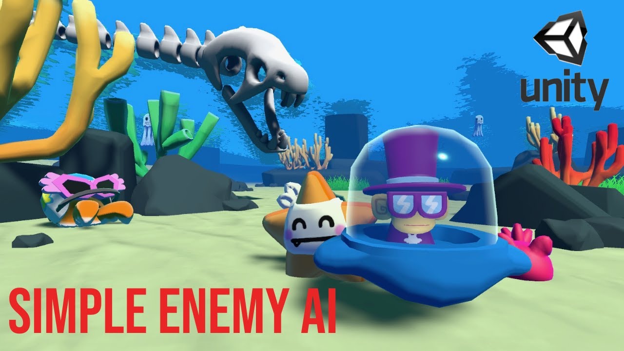 Unity - Simple Easy Enemy AI Script
