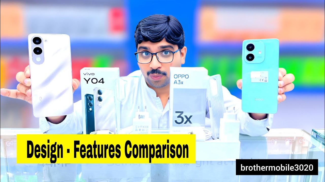Vivo Y04 vs Oppo A3x: Design & Features Comparison | brothermobile3020
