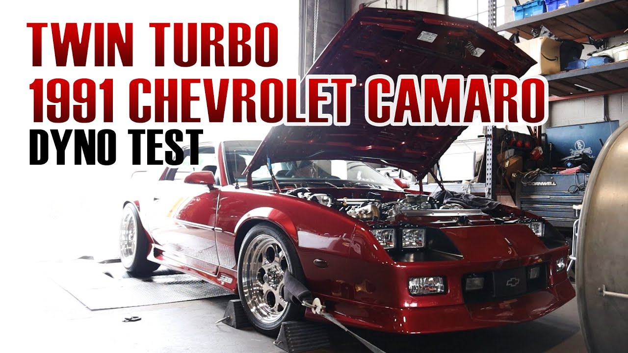 Twin Turbo 1991 Chevrolet Camaro Z28 Custom - Dyno Test at Dez Racing in Seekonk, Massachusetts