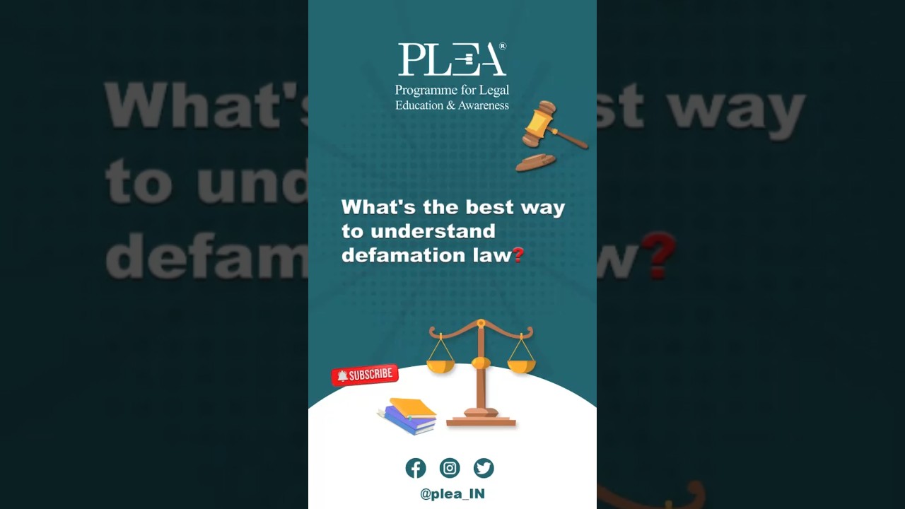 What's the best way to understand defamation law? 