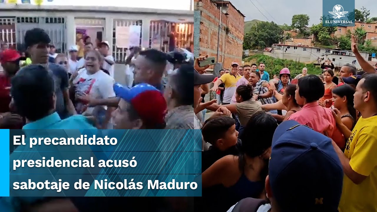 Con puños y patadas, agreden a Henrique Capriles durante recorrido en Venezuela