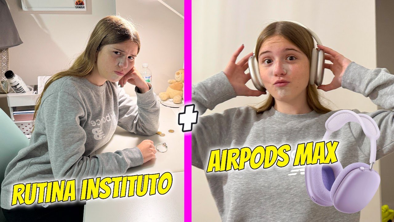 RUTINA DE TARDE DESPUES DEL INSTITUTO + MIS NUEVOS AIRPODS MAX DANIELA GO