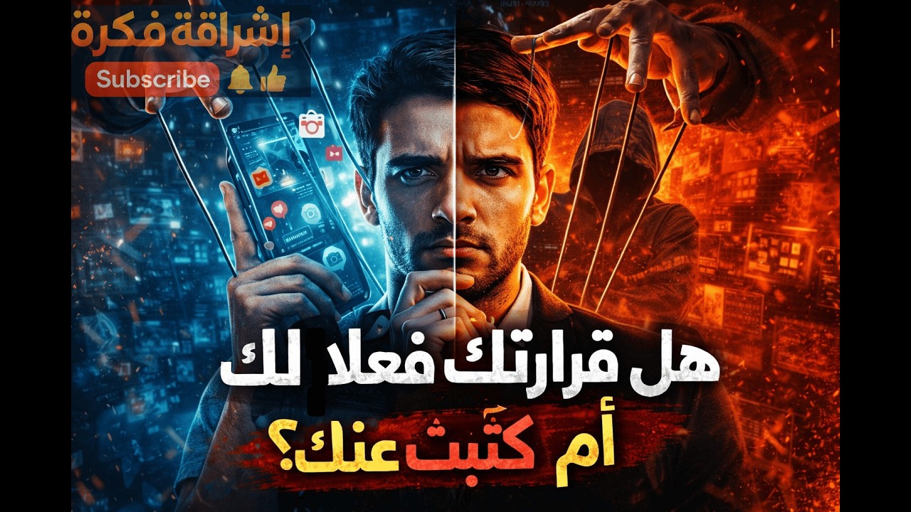 هل قراراتك فعلًا لك… أم كُتبت عنك؟#حقائق_صادمة