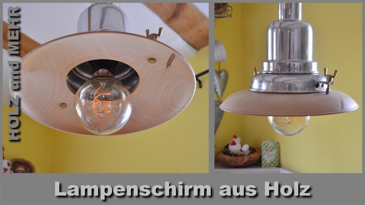 Ersatz - Lampenschirm drechseln