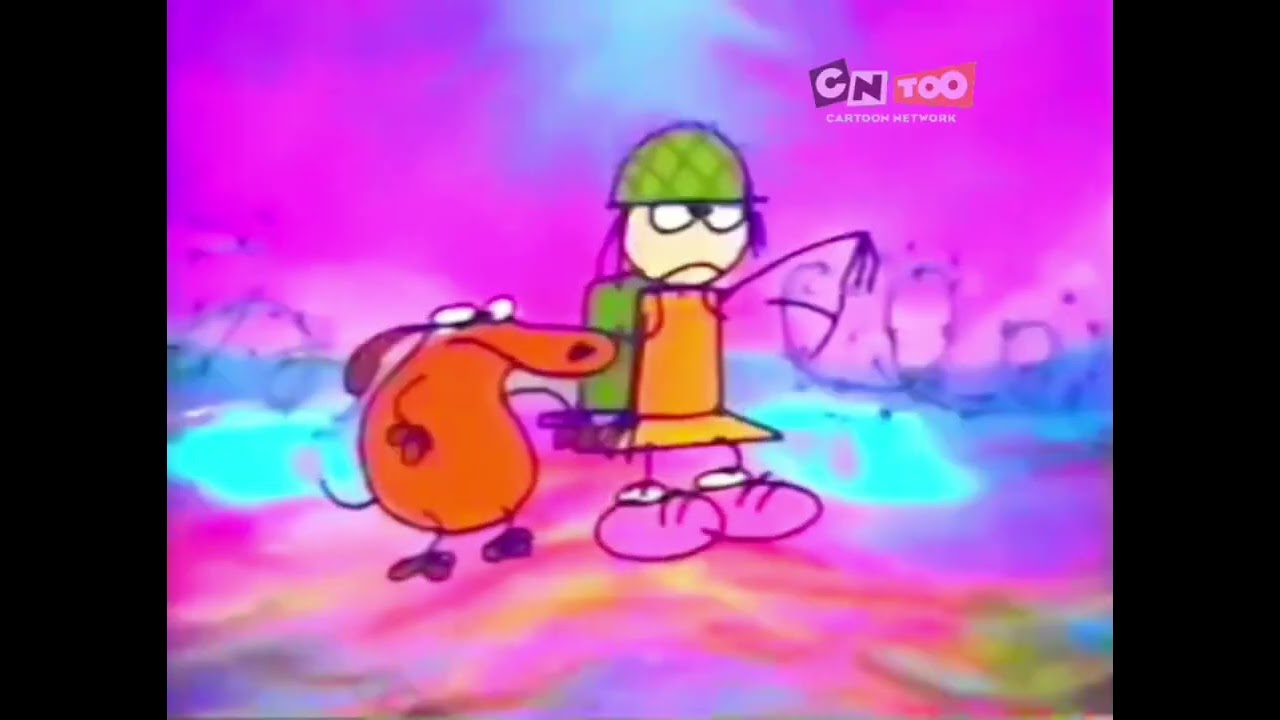 Stickin' Around on Cartoon Network Too RARE 2004