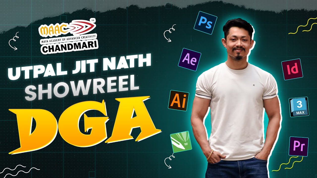 Graphic Design ShowReel 2025 | MAAC Chandmari (Best Animation Institute Guwahati, Assam)