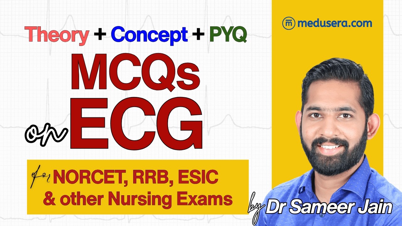 #mcqs on #ecg for #norcet10 #norcet #nursingstudent #rrbnursing #esicnursing #dsssbnursing