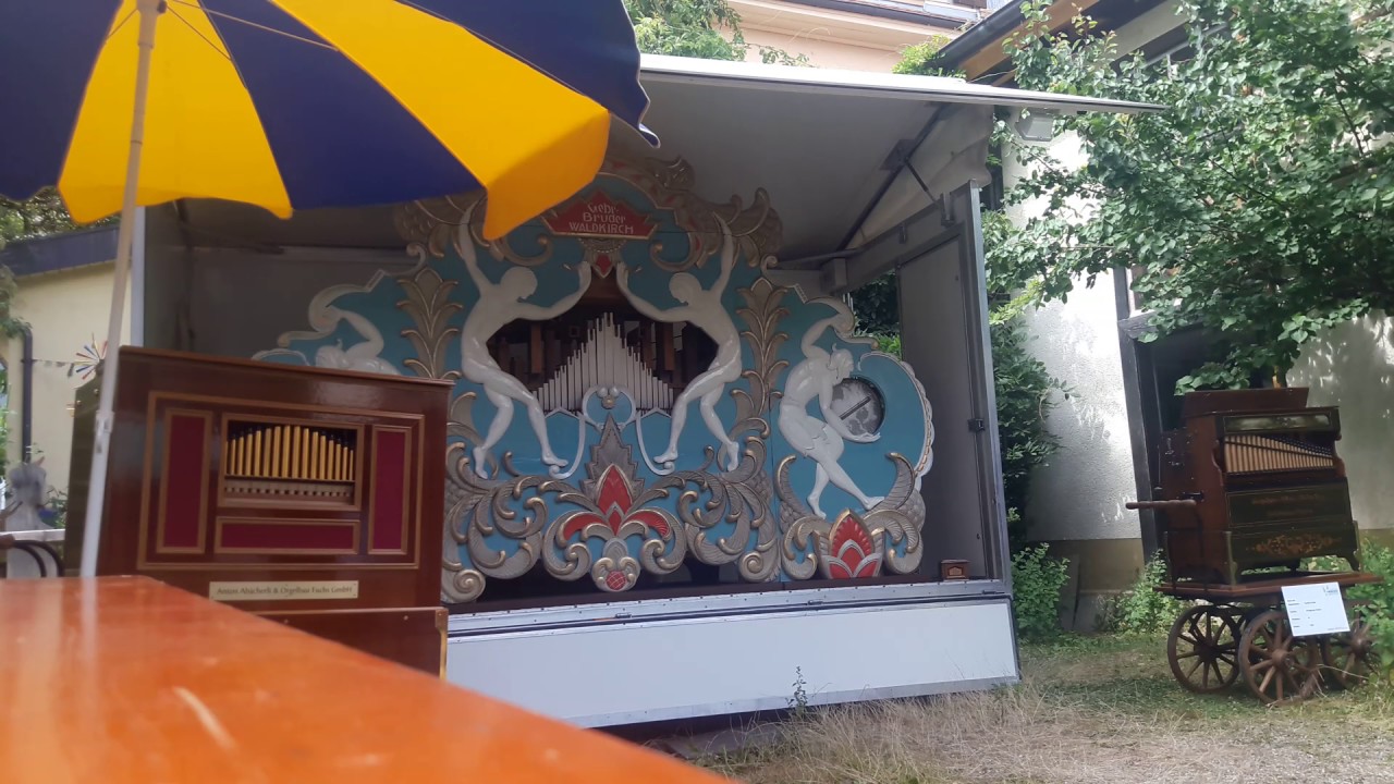 Bruder gebr Fuchs speelt moderne muziek - orgel festival Waldkirch 2017