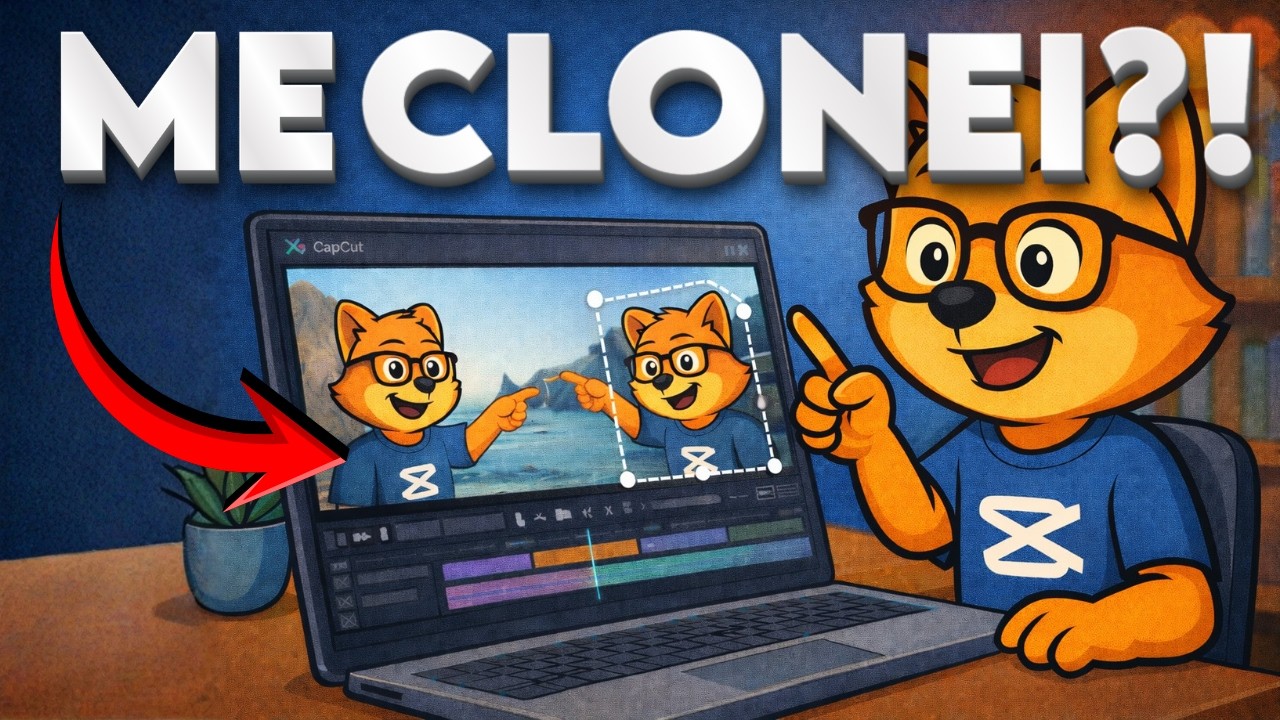 Clone Você Mesmo no CapCut com Máscara