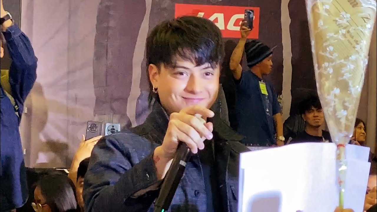 DANIEL PADILLA DINUMOG SA JAG BLK  HARDCORE FAN MEET AT SM MALL OF ASIA