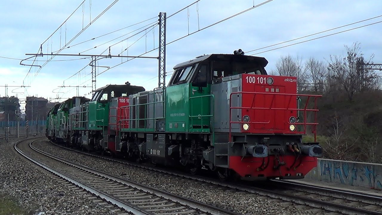 2024-01 Diesel lokzug DB Cargo IT, G1000.101+G1000.102+G6.07+G6.04+G1000.104 Vossloh