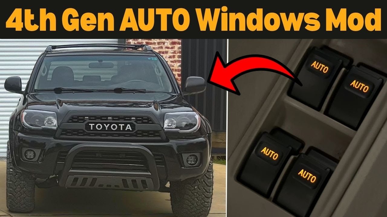 Обновление переключателя стеклоподъемников Toyota 4Runner All Auto (2003-2009)