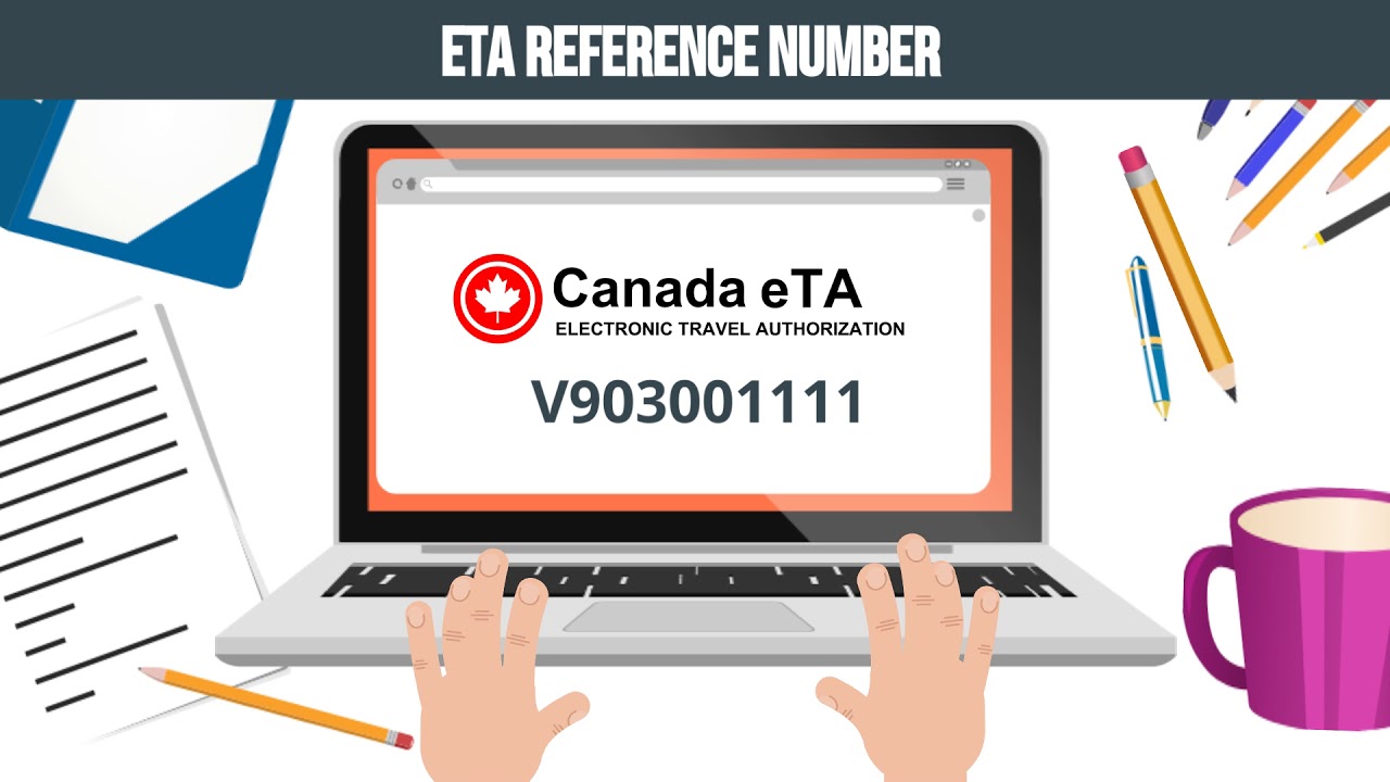 Difference between a Canada eTA Reference and eTA Application Number