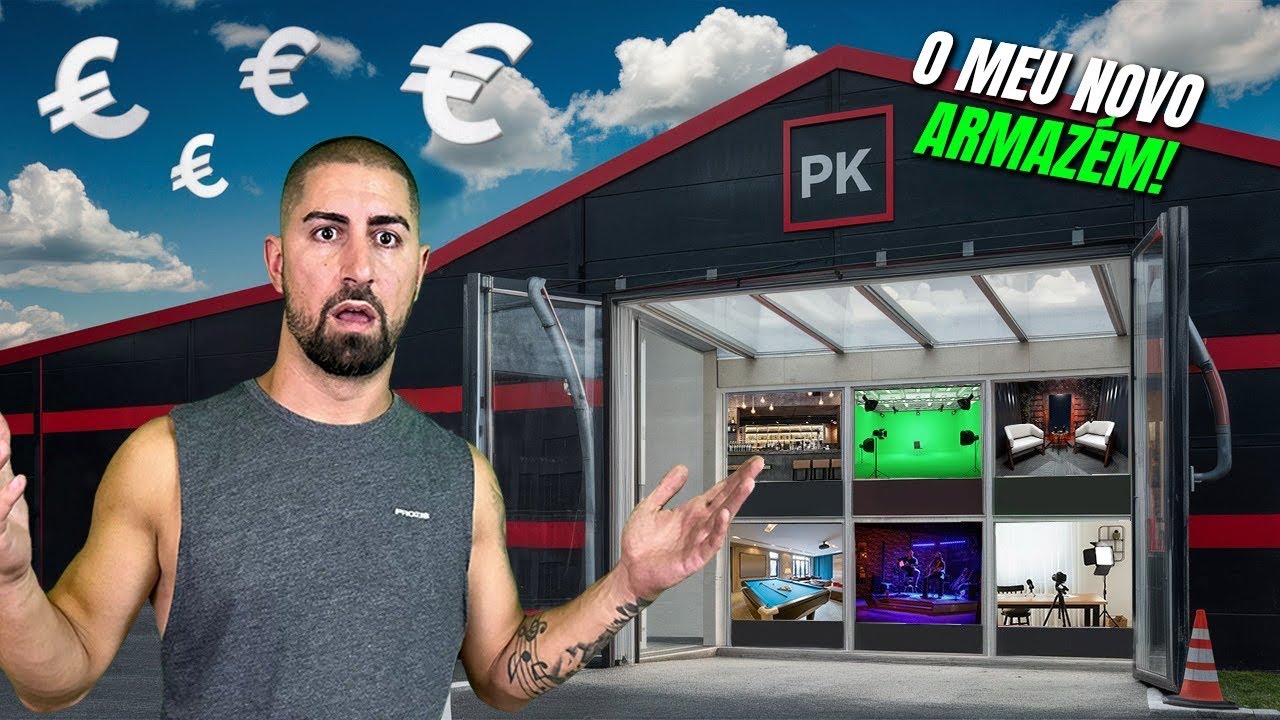 MOSTREI O MEU NOVO ARMAZEM EM LIVE!