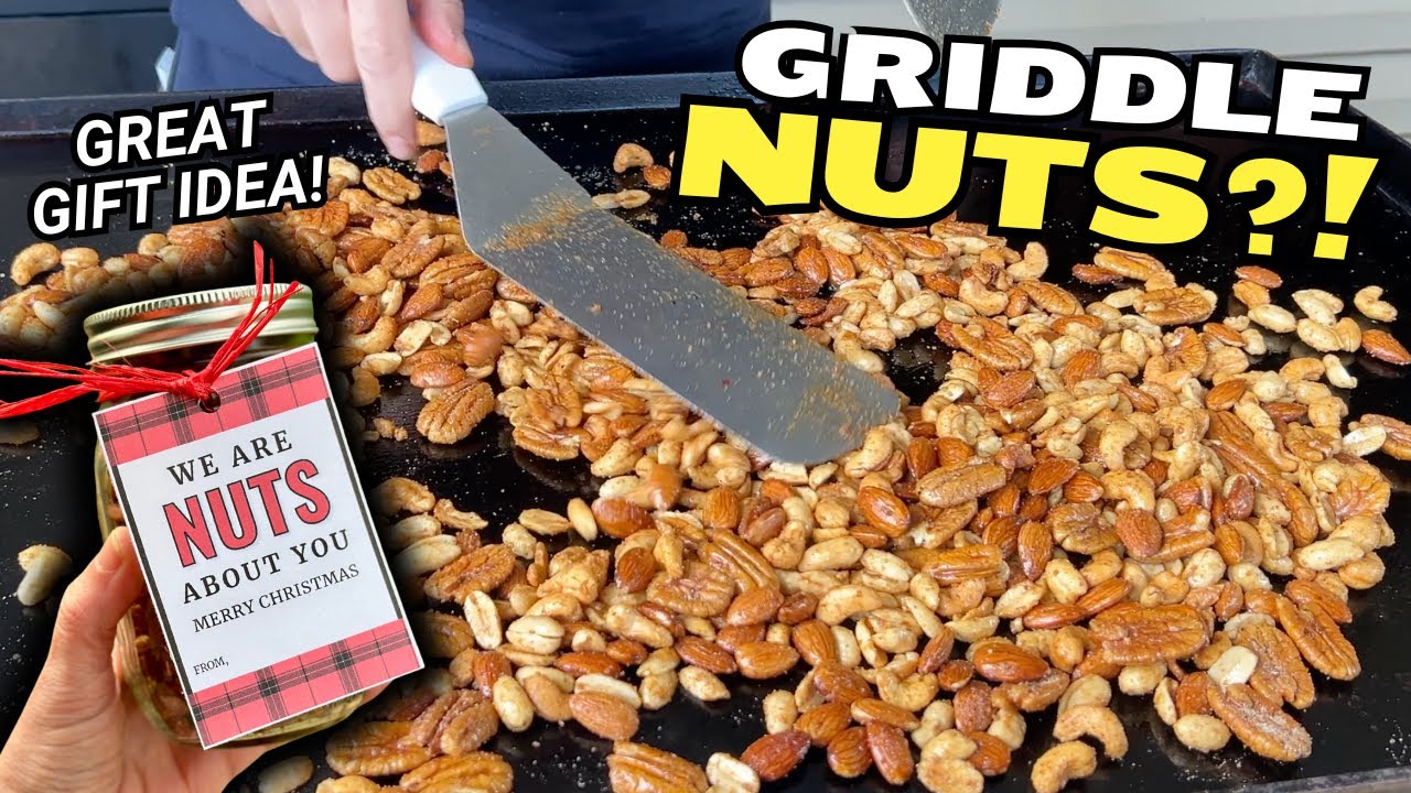 AMAZING Spiced Nuts on the Blackstone Griddle - You'll NEVER Make Them Another Way Again!