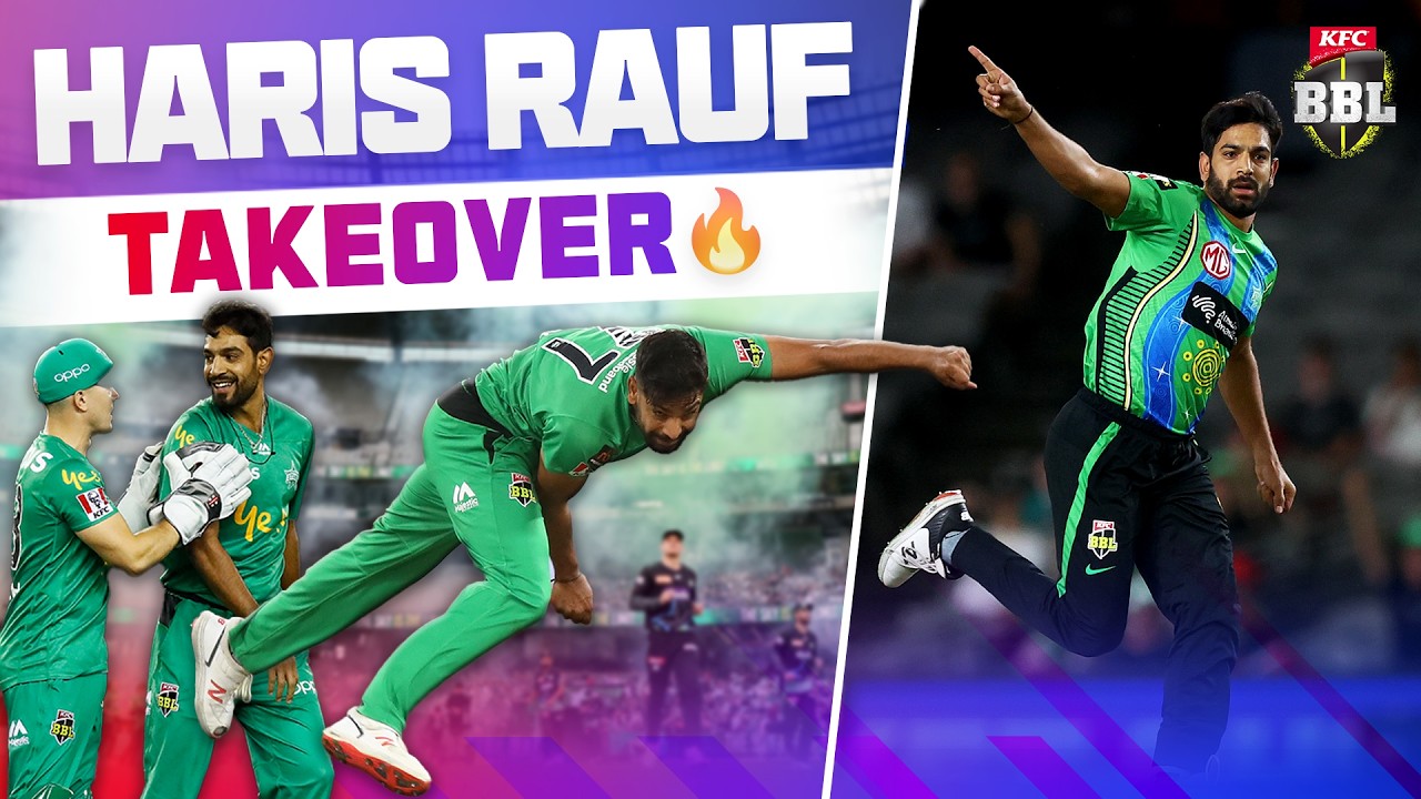 🇵🇰 Every HARIS RAUF WICKET In The Big Bash! | #BBL