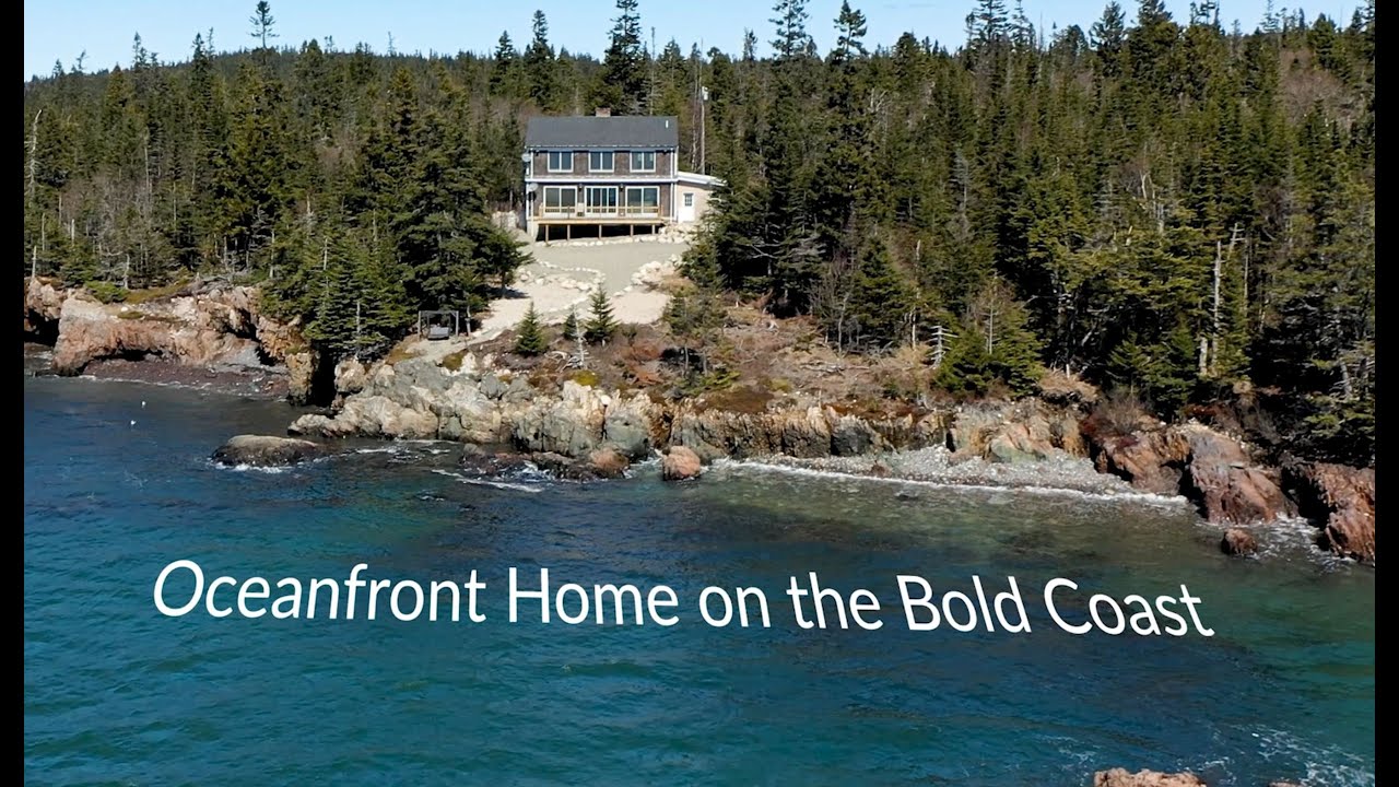 Oceanfront Home on the Bold Coast of Maine - 41 S Ocean Rd  Machiasport Maine