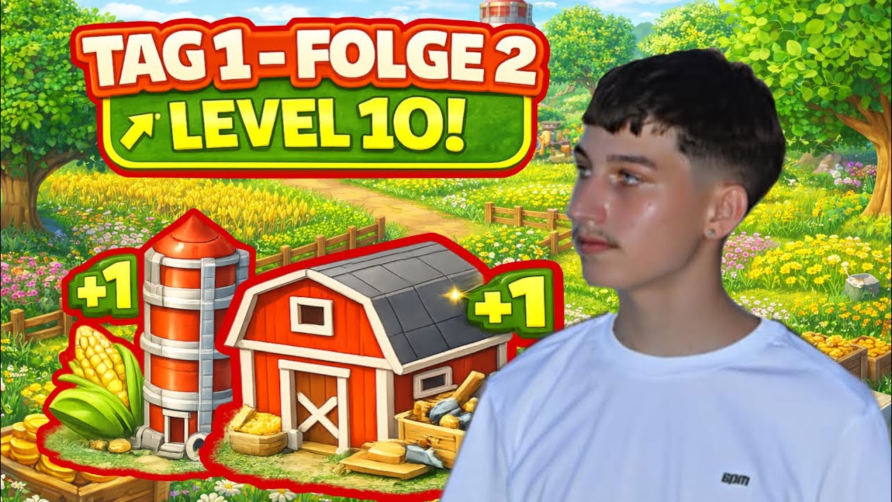 Hay Day | TAG 1 – FOLGE 2 🚜 Level 10 erreicht & Silo + Scheune erweitert!