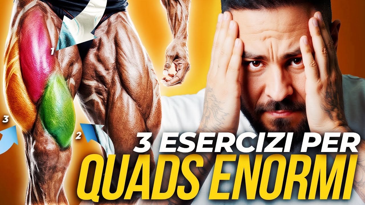 GLI UNICI 3 ESERCIZI DI CUI HAI BISOGNO PER I QUADRICIPITI