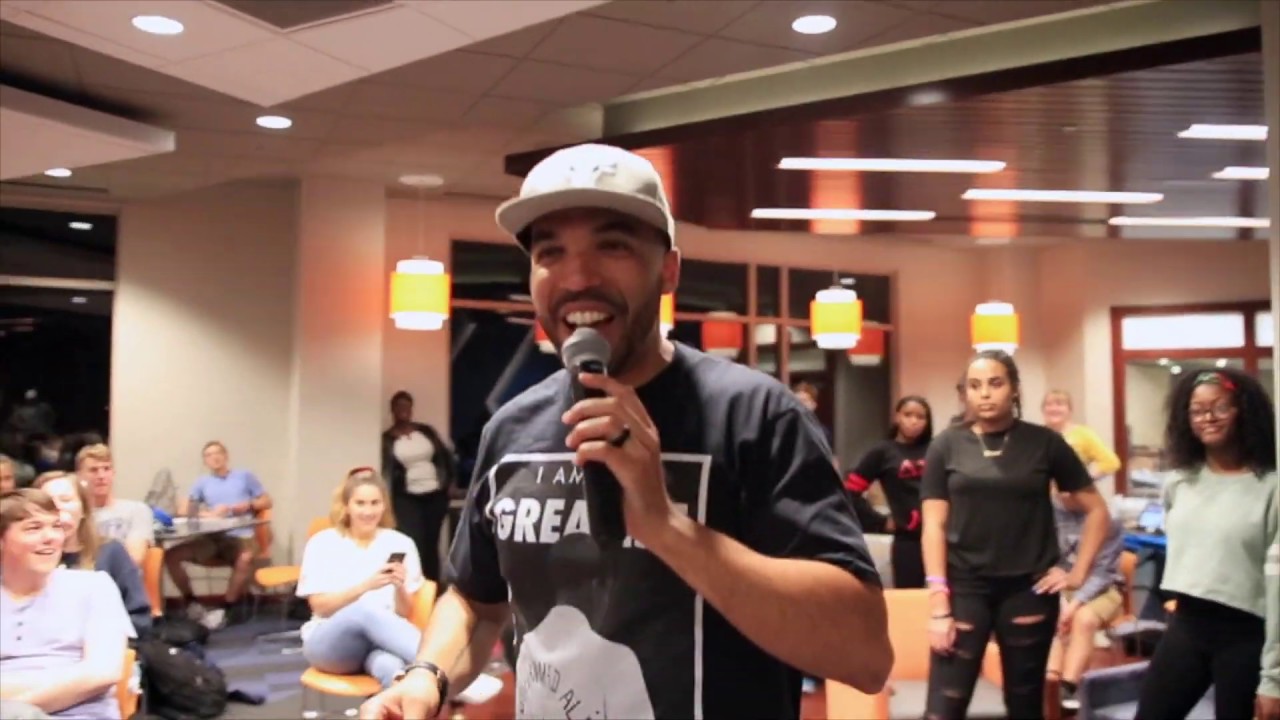 Hypnotist Chrisjones live at Xavier University