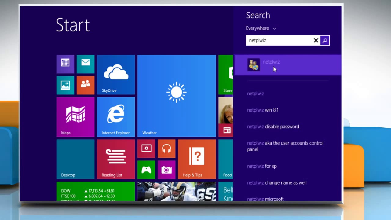 How to automatically sign in or Logon to your Windows&reg; 8.1 PC