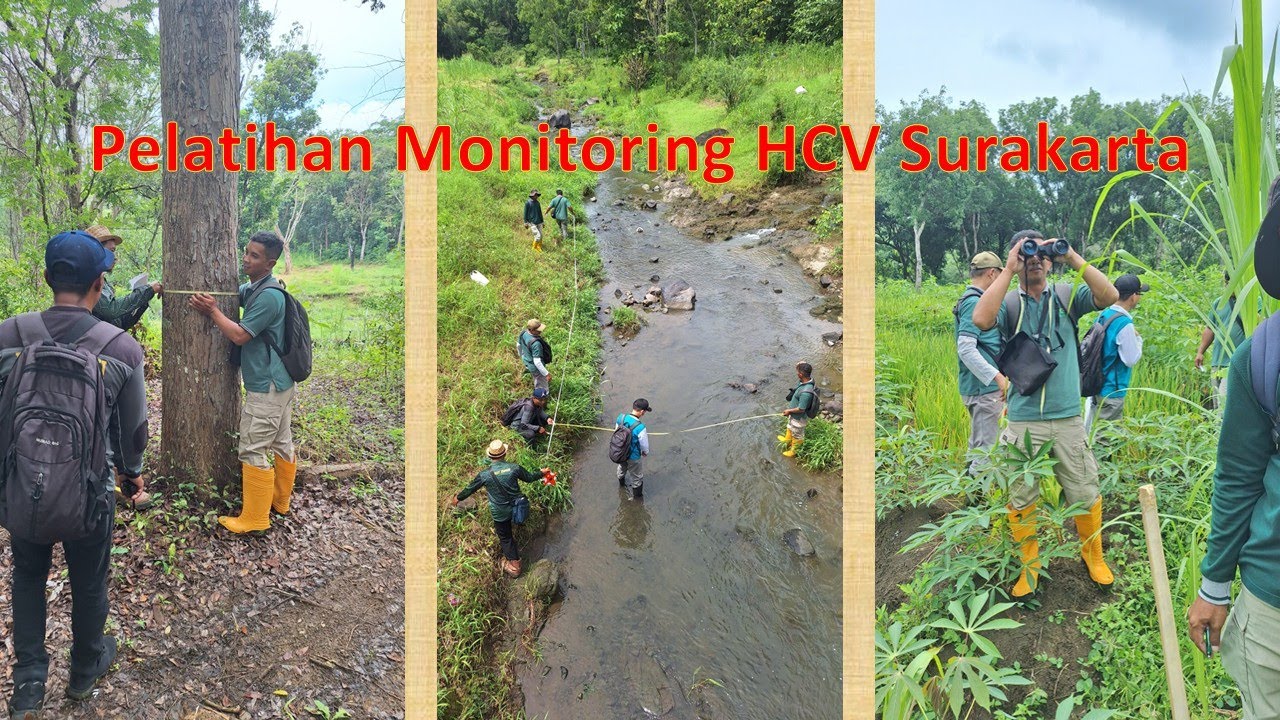 Praktek Pelatihan Monitoring HCV KPH Surakarta