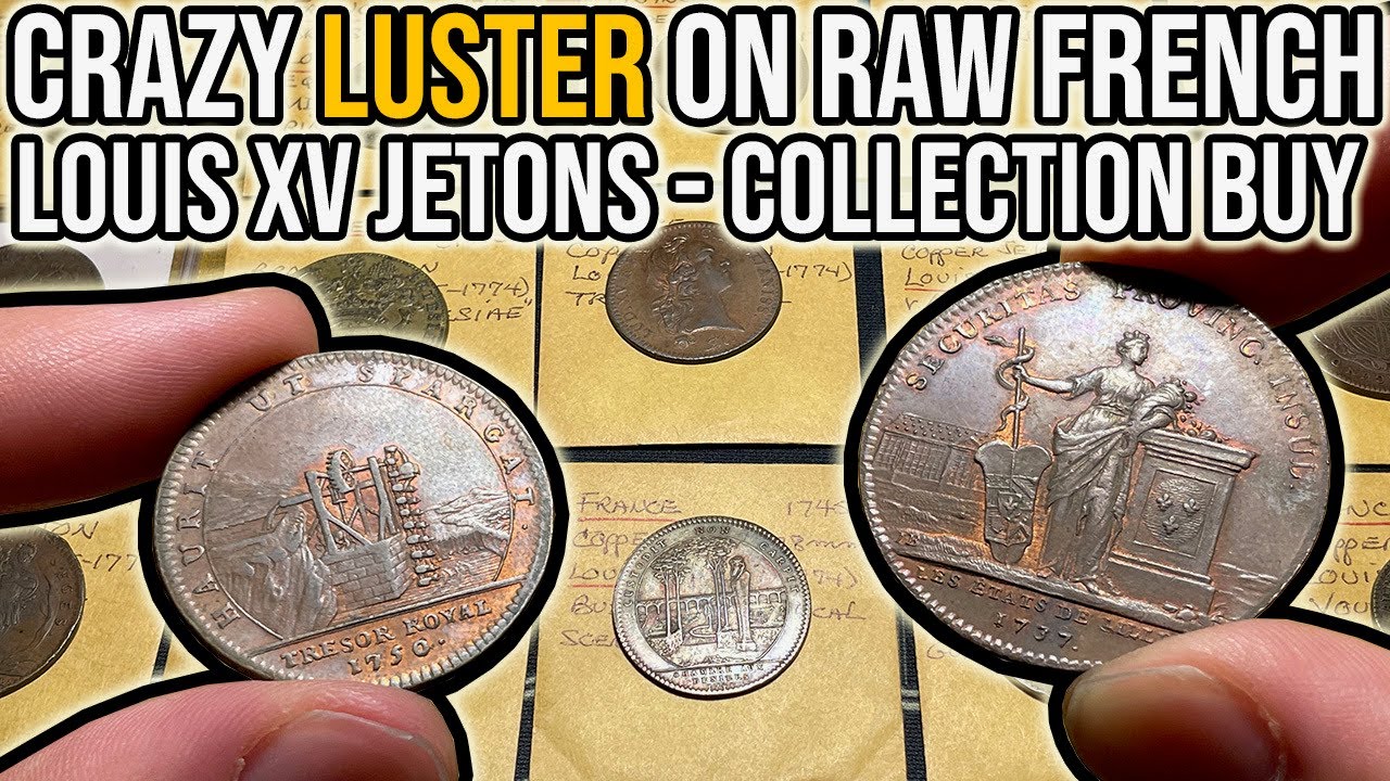 The INCREDIBLE Jeton Collection I Keep Buying From - King Louis XV Token Unboxing