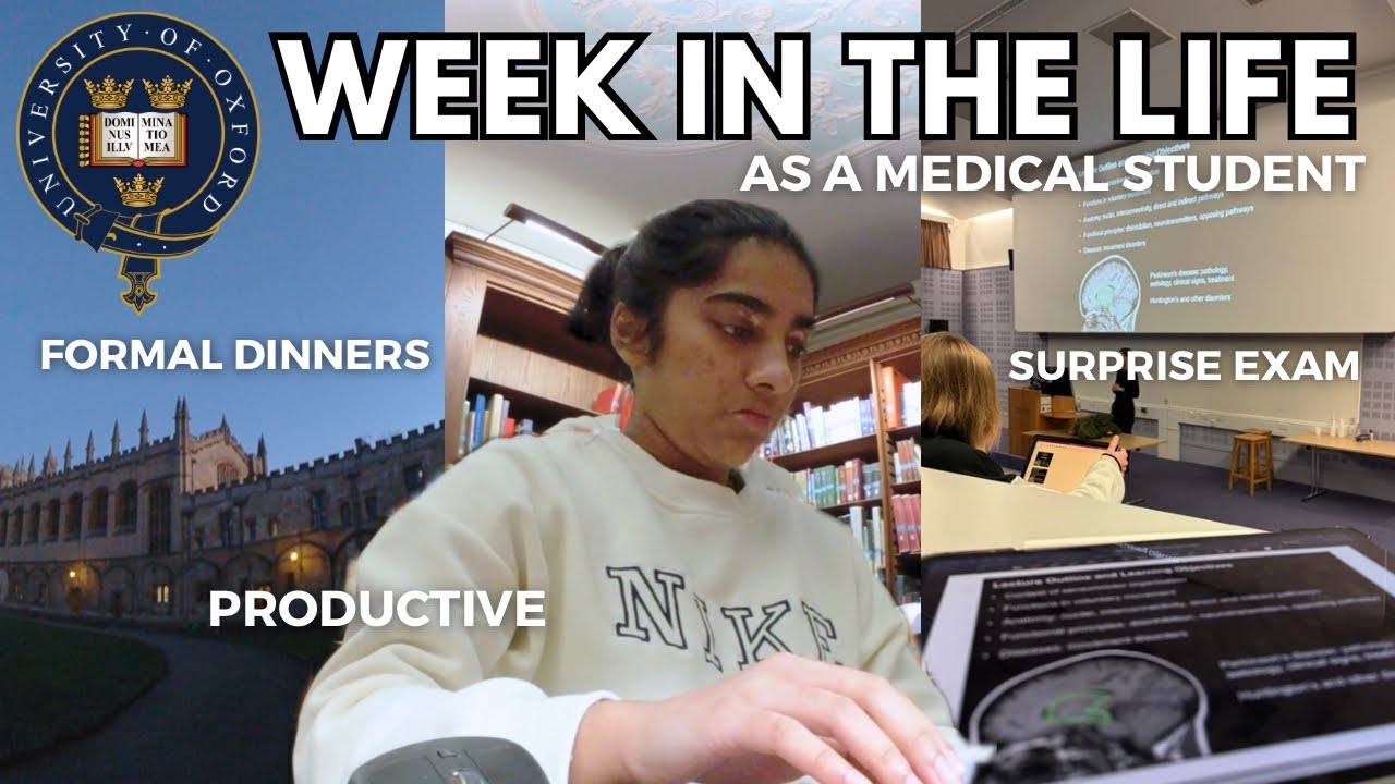 New Term at Oxford University 🍃 surprise exams, dinners & studying medicine