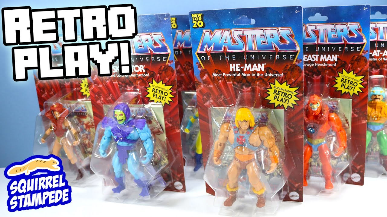 Masters of the Universe Origins He-Man Retro Play Figures Mattel 2020