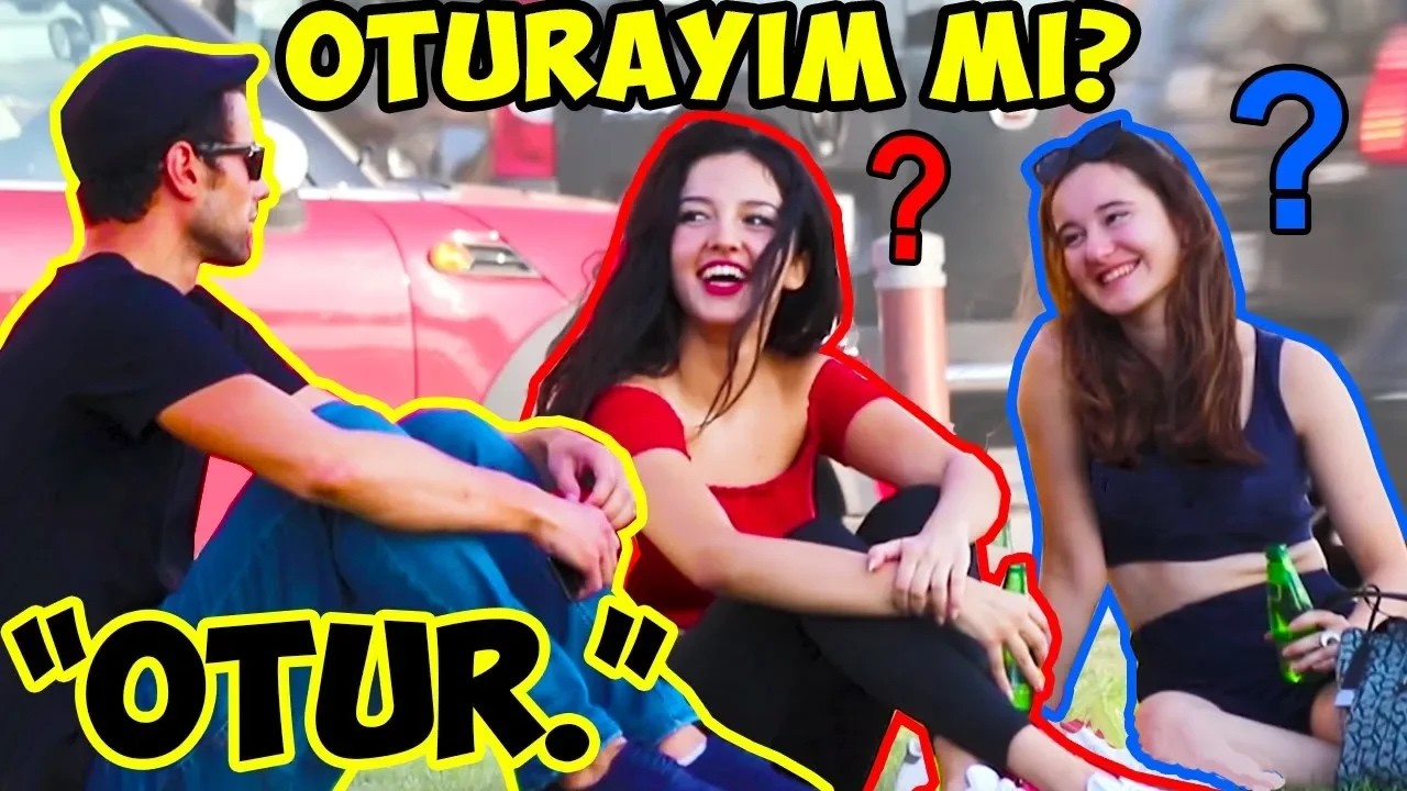 Сидеть рядом с красивыми девушками! / Социальный эксперимент