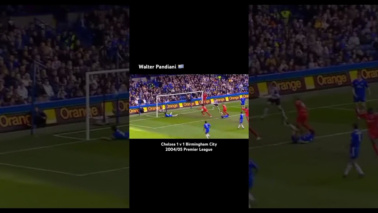 Birthday - Walter Pandiani: Scoring with a powerful shot against Chelsea, in the Premier League