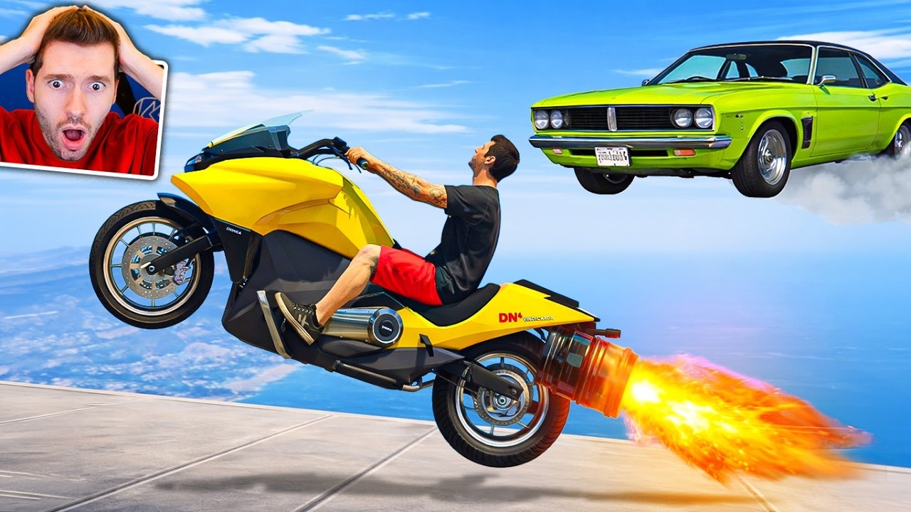 GTA V Online: MOTO NITRO vs CARRO que EMPINA! - Mais de 30 KILL